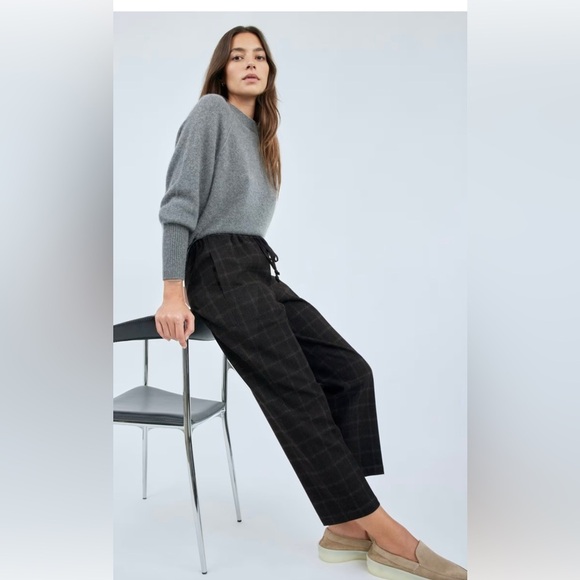 Aritzia The Group Babaton Jimmy Plaid Pull on Pants Size XXS - Picture 1 of 5